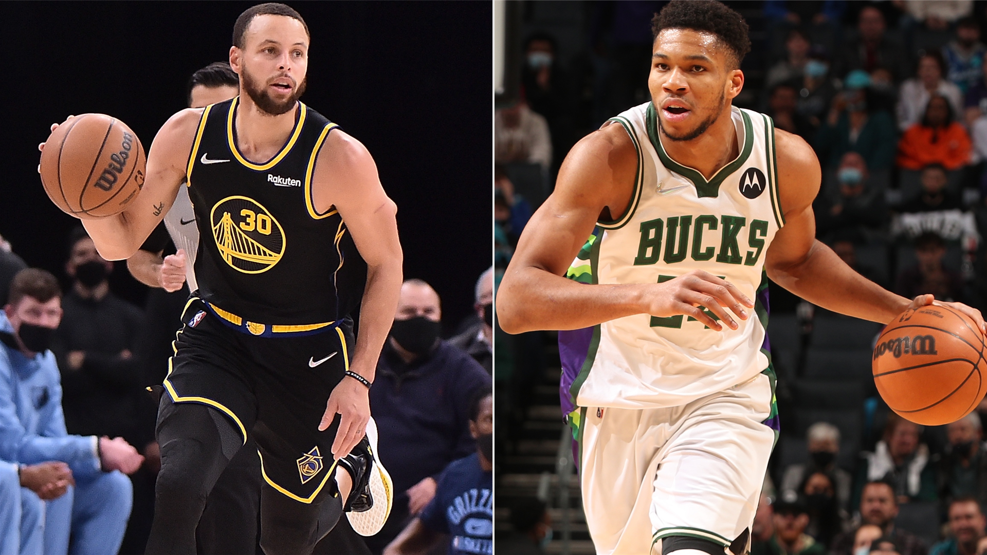 Bucks Vs Warriors Live Score, Updates, Highlights From 2022 NBA Thursday Game - Sporting News 2 Steph Curry, Giannis Antetokounmpo (Golden State Warriors, Milwaukee Bucks)